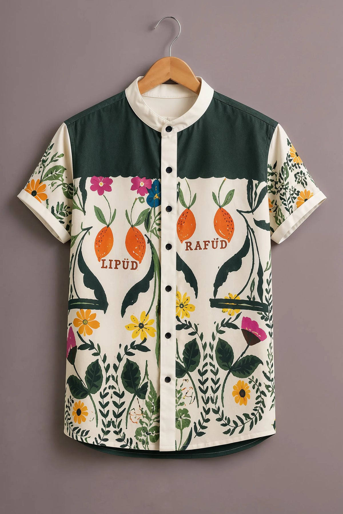 Nature Bloom Print Shirt