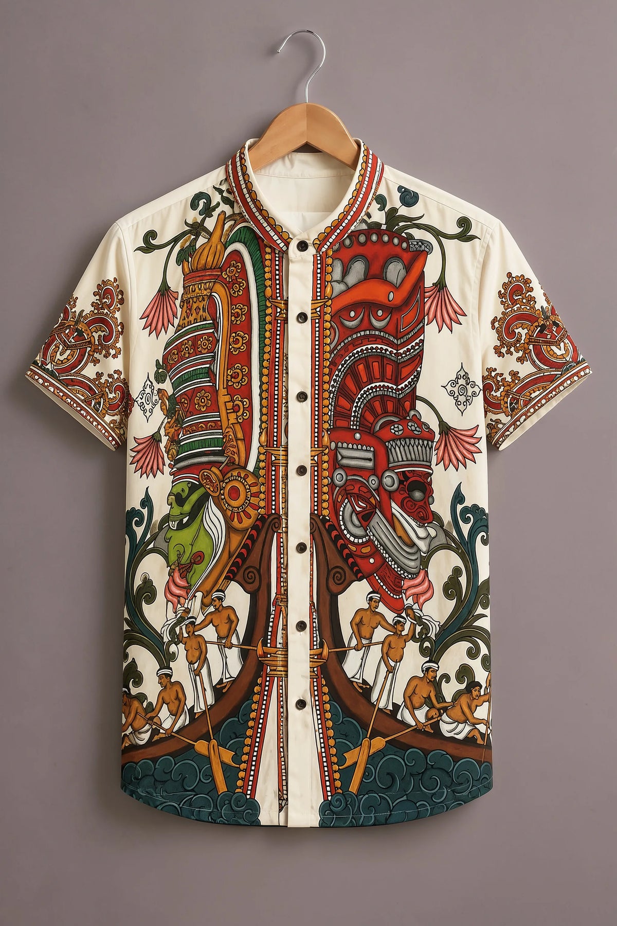Men's Traditional Theyyam Art Shirt