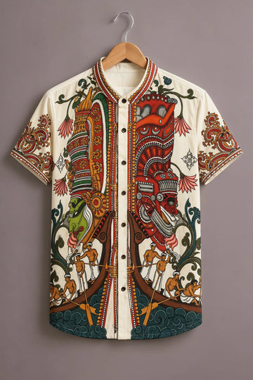 Men's Traditional Theyyam Art Shirt