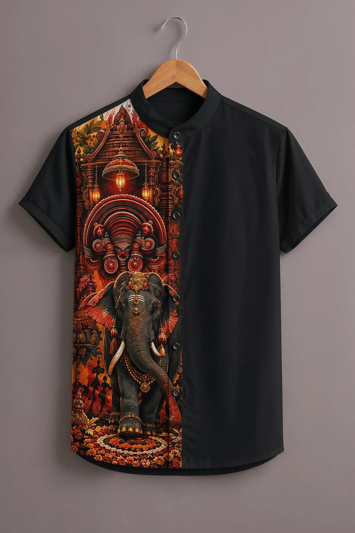 Kerala Heritage Elephant Art Shirt