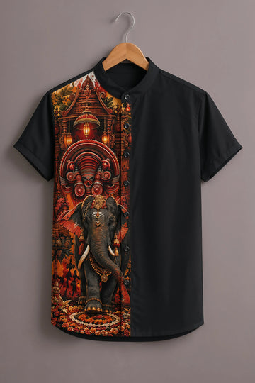 Kerala Heritage Elephant Art Shirt