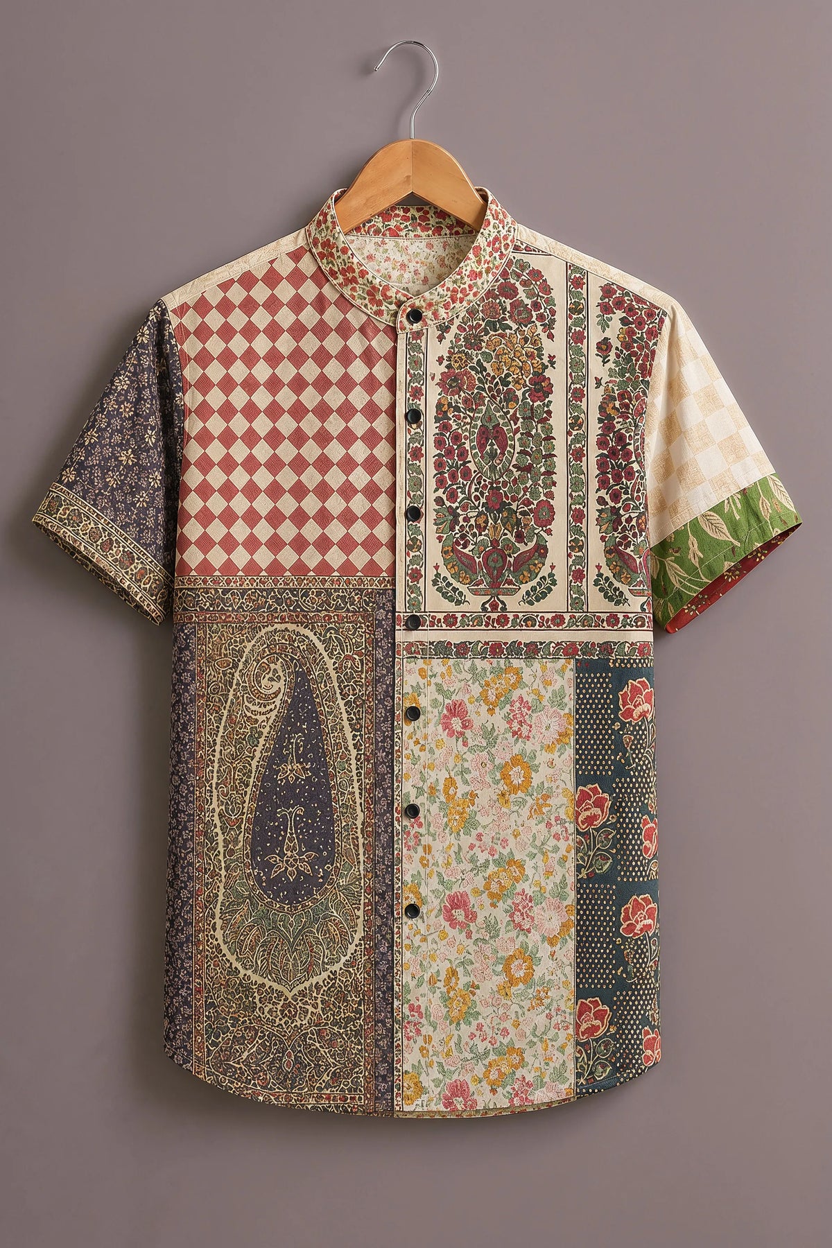 Heritage Patchwork Art Shirt