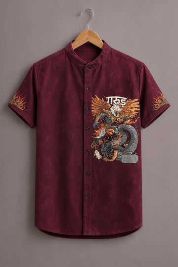 Men's Garuda Dragon Art Shirt