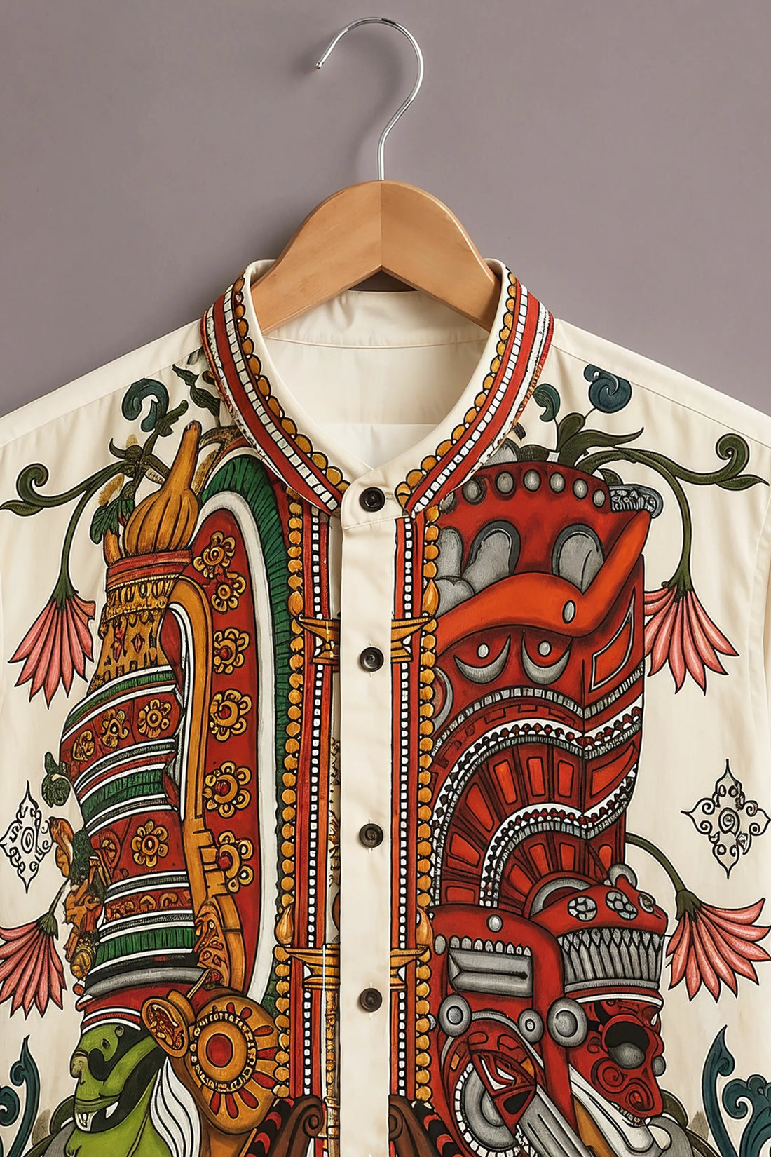 Men's Traditional Theyyam Art Shirt