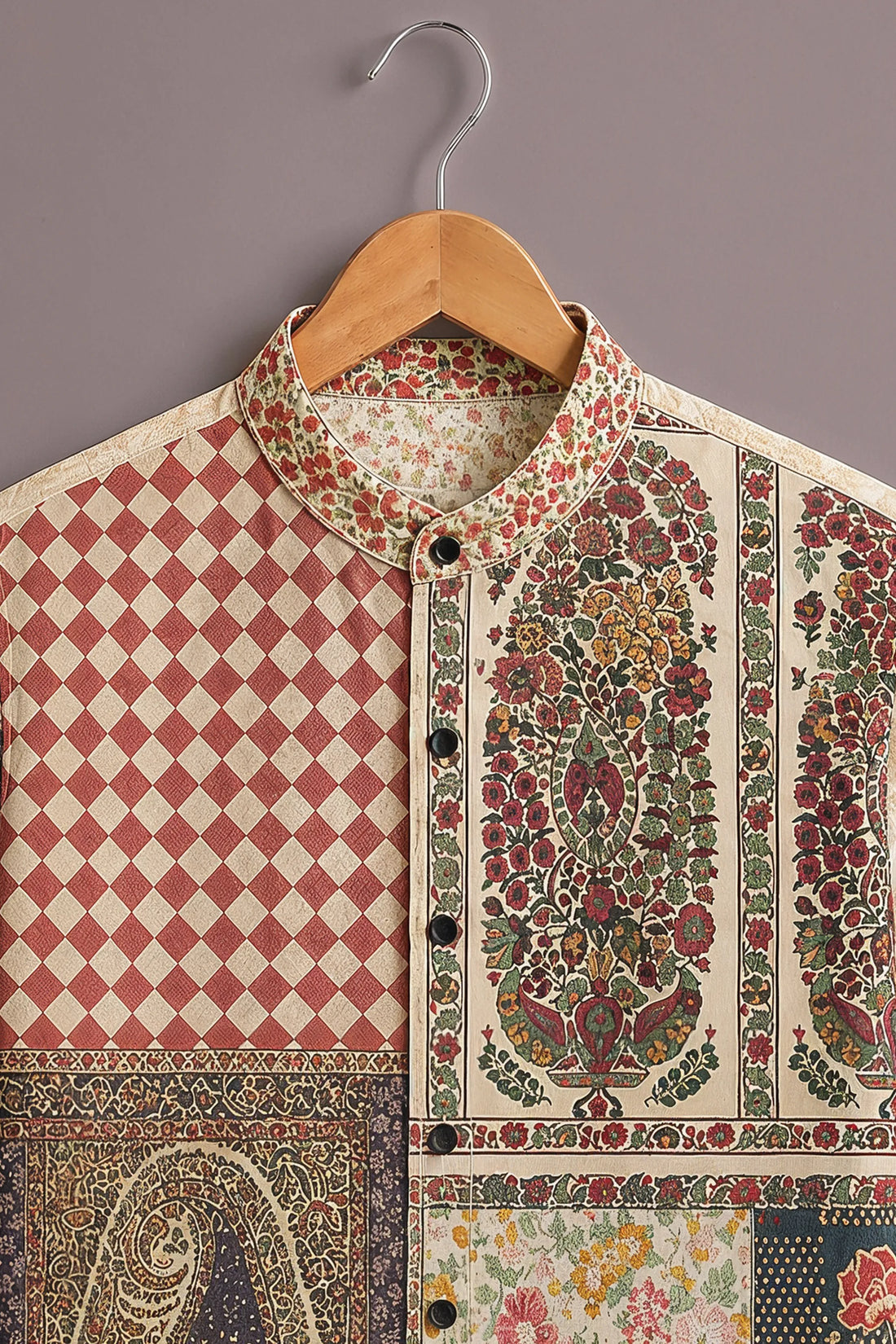Heritage Patchwork Art Shirt