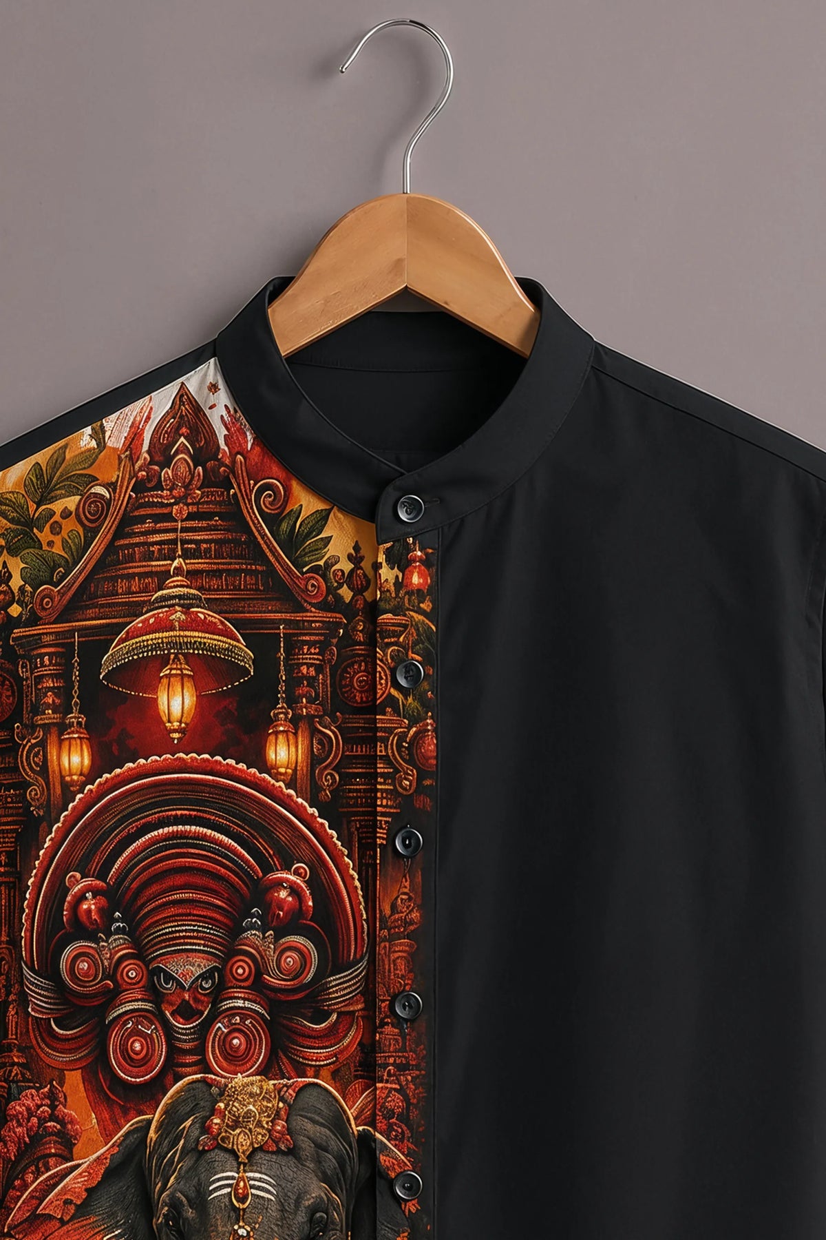 Kerala Heritage Elephant Art Shirt