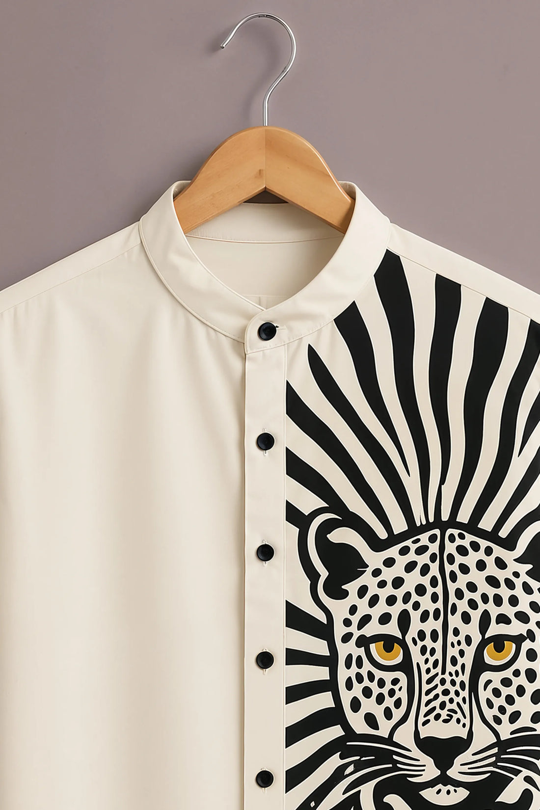 Men's Wild Leopard Art Shirt