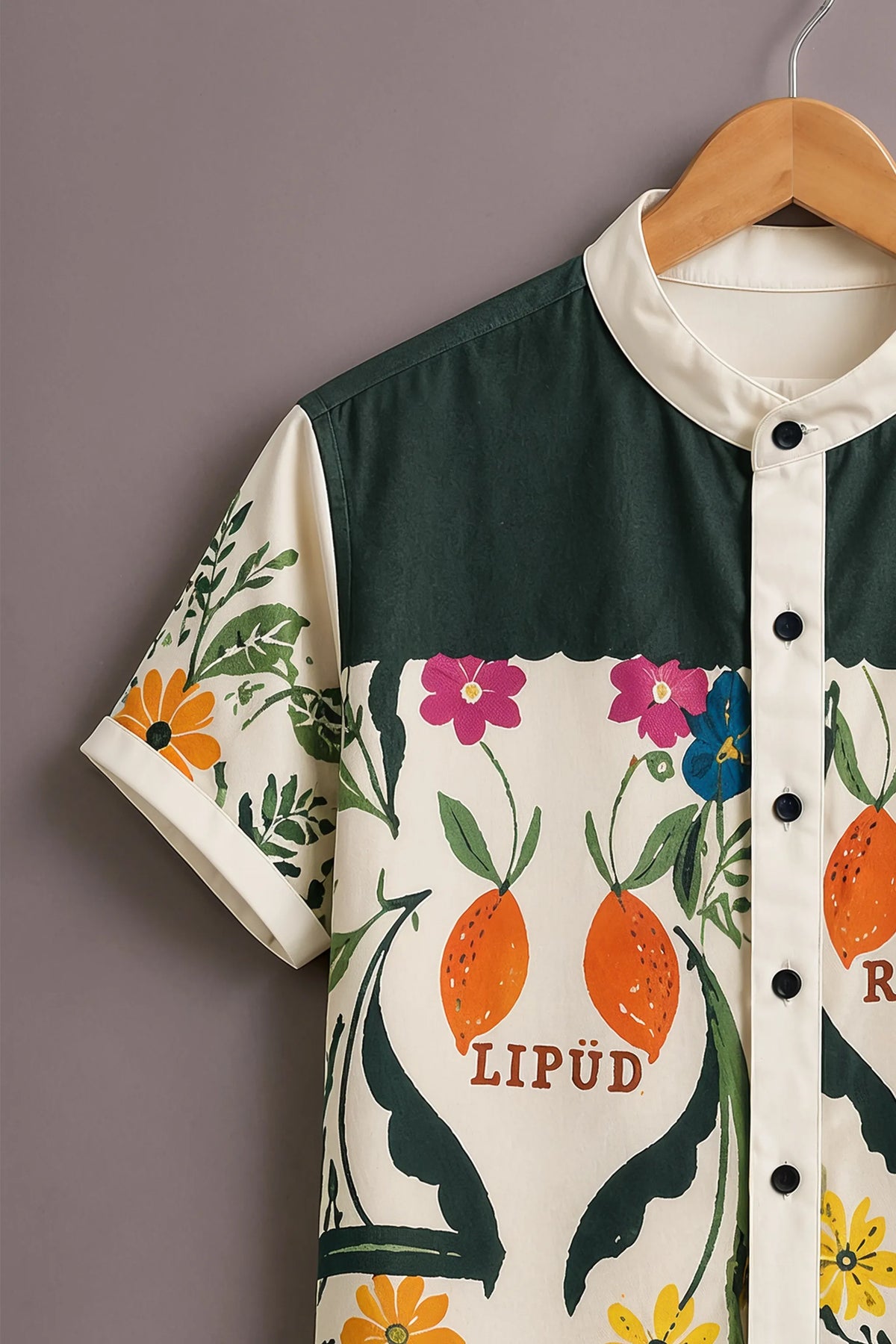 Nature Bloom Print Shirt