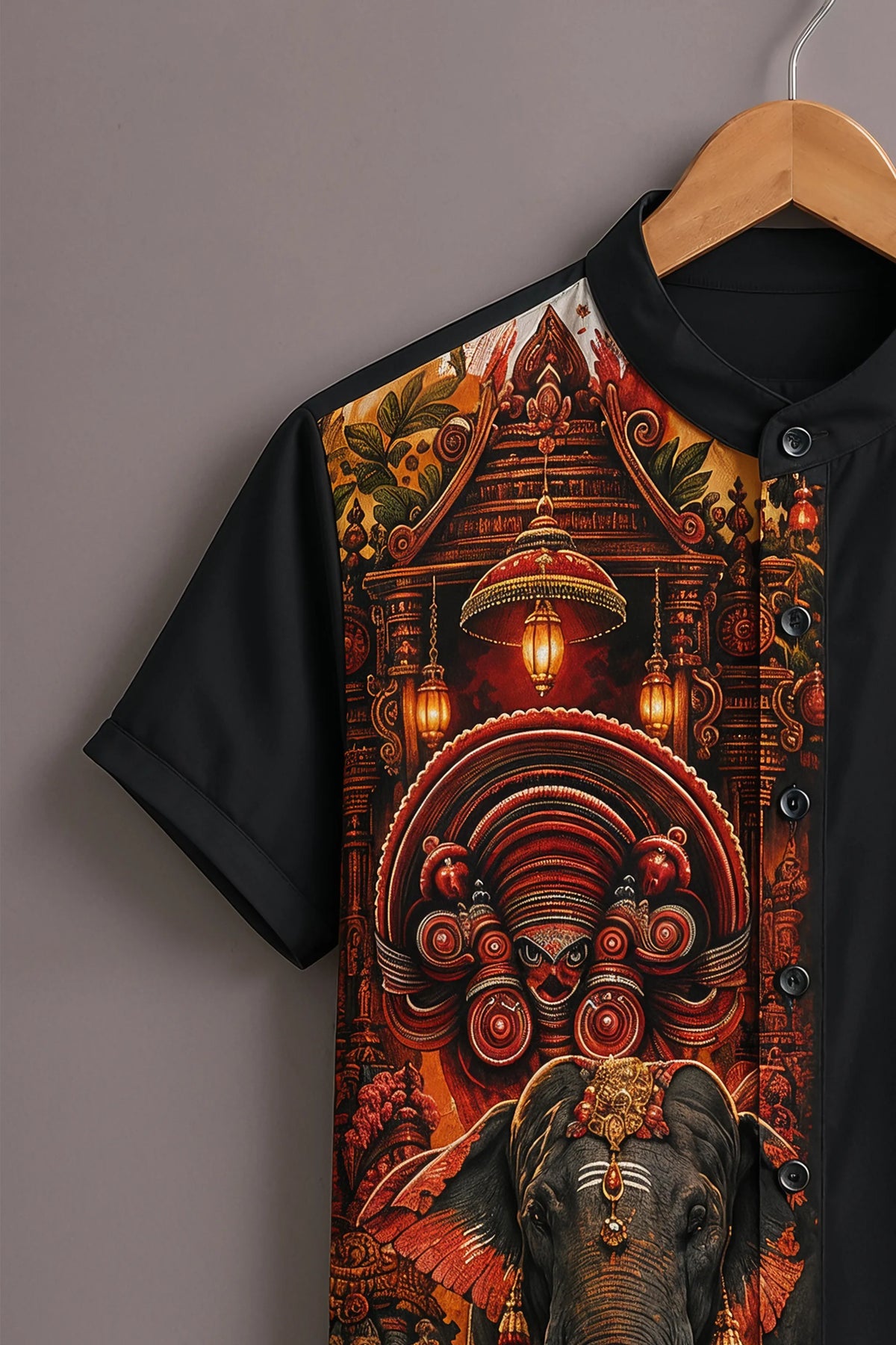 Kerala Heritage Elephant Art Shirt