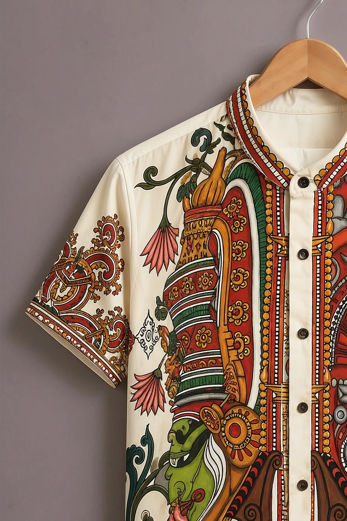 Men's Traditional Theyyam Art Shirt