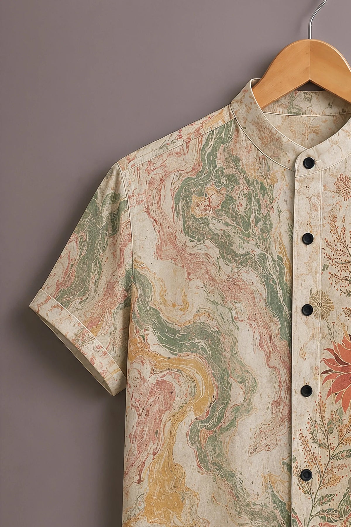 Men's Vintage Nature Canvas Shirt
